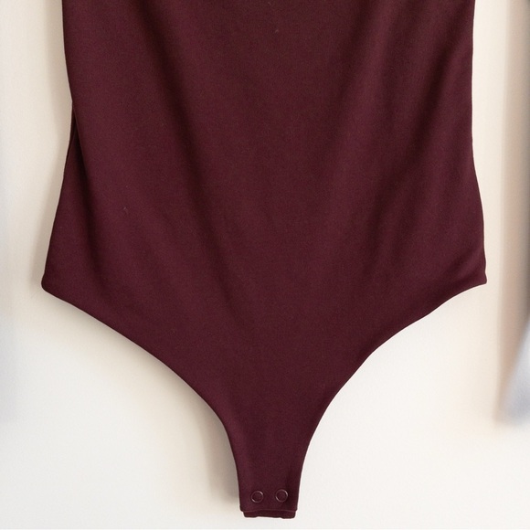 Nuuds Wide Square Neck Long Sleeve Bodysuit - Picture 5 of 13